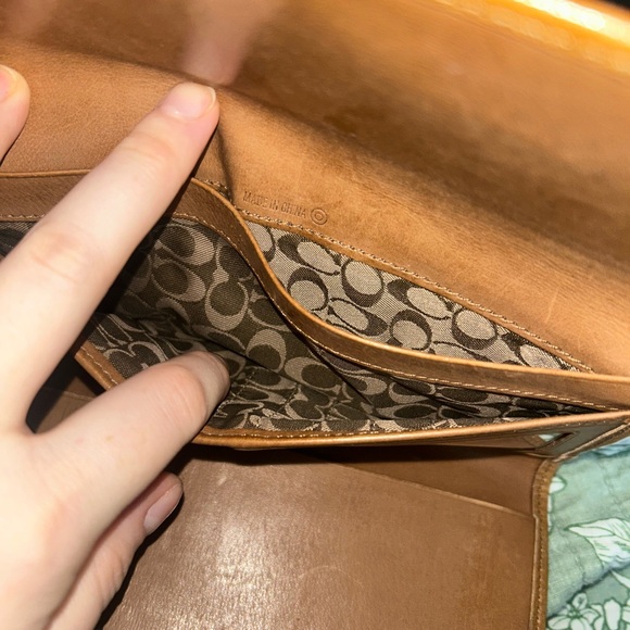 Coach Brown Leather Wallet - Picture 3 of 7